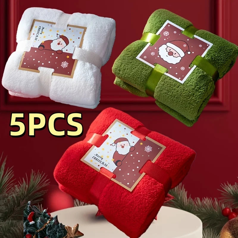 Christmas Face Towel Set Gift