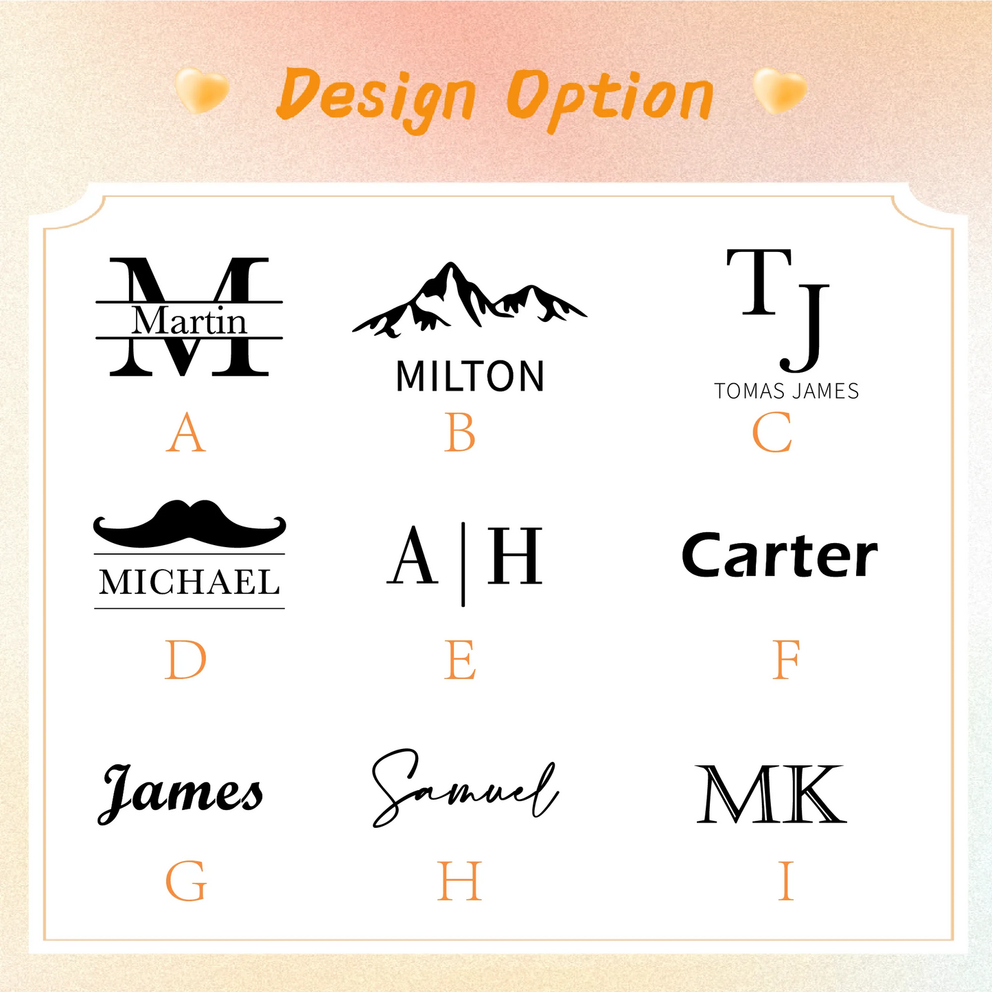 Man Wallet with Personalized Name or Initials