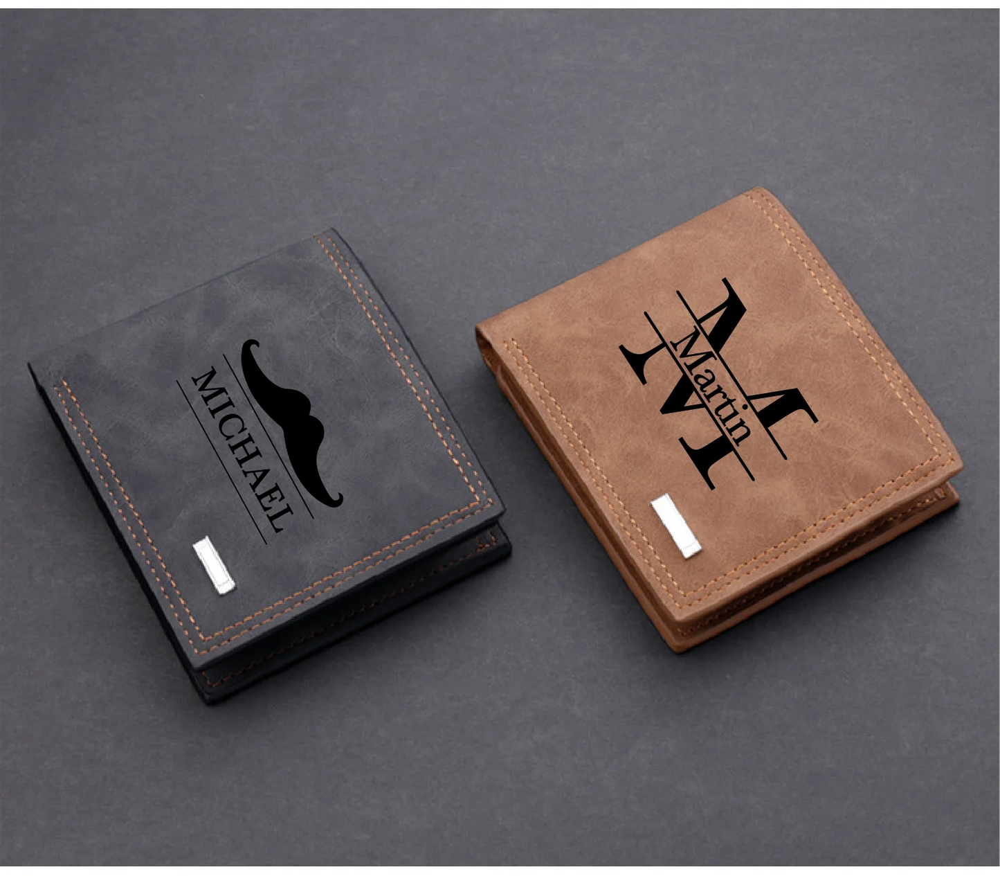 Personalized man wallet best gift for husband