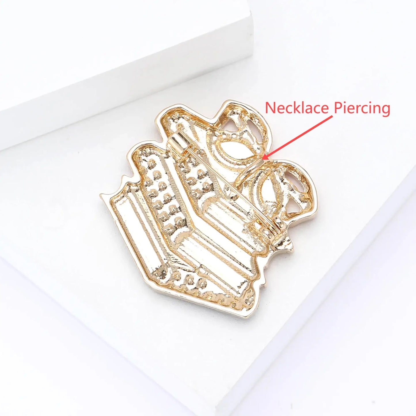 Book Rhinestone Brooch for Book Lover or Teacher