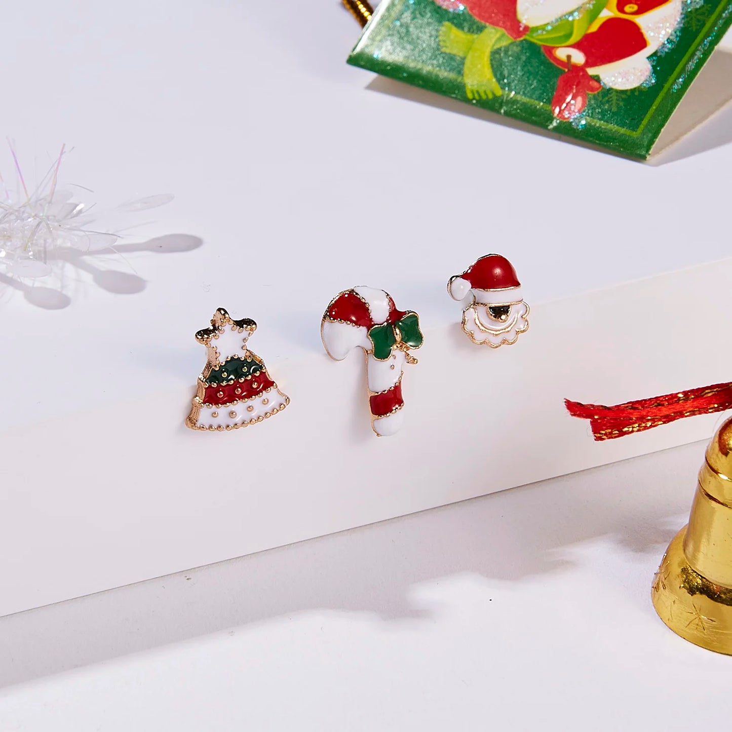 Christmas Small Brooches Set for Gifts