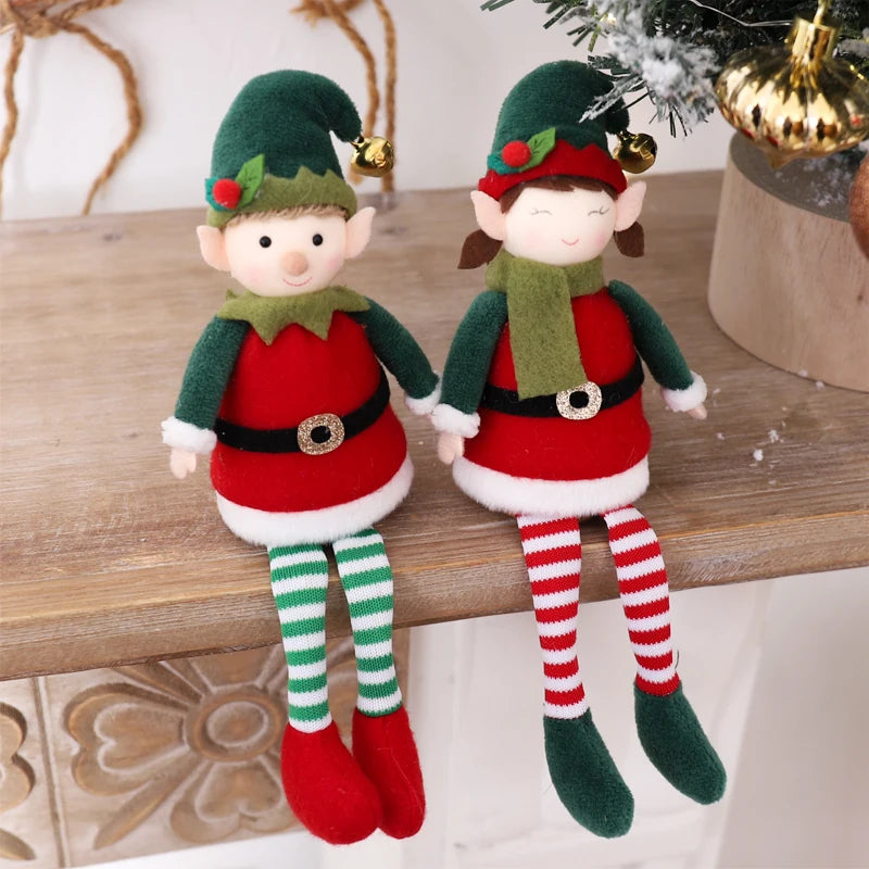 Christmas Plush Elf Dolls for Kids