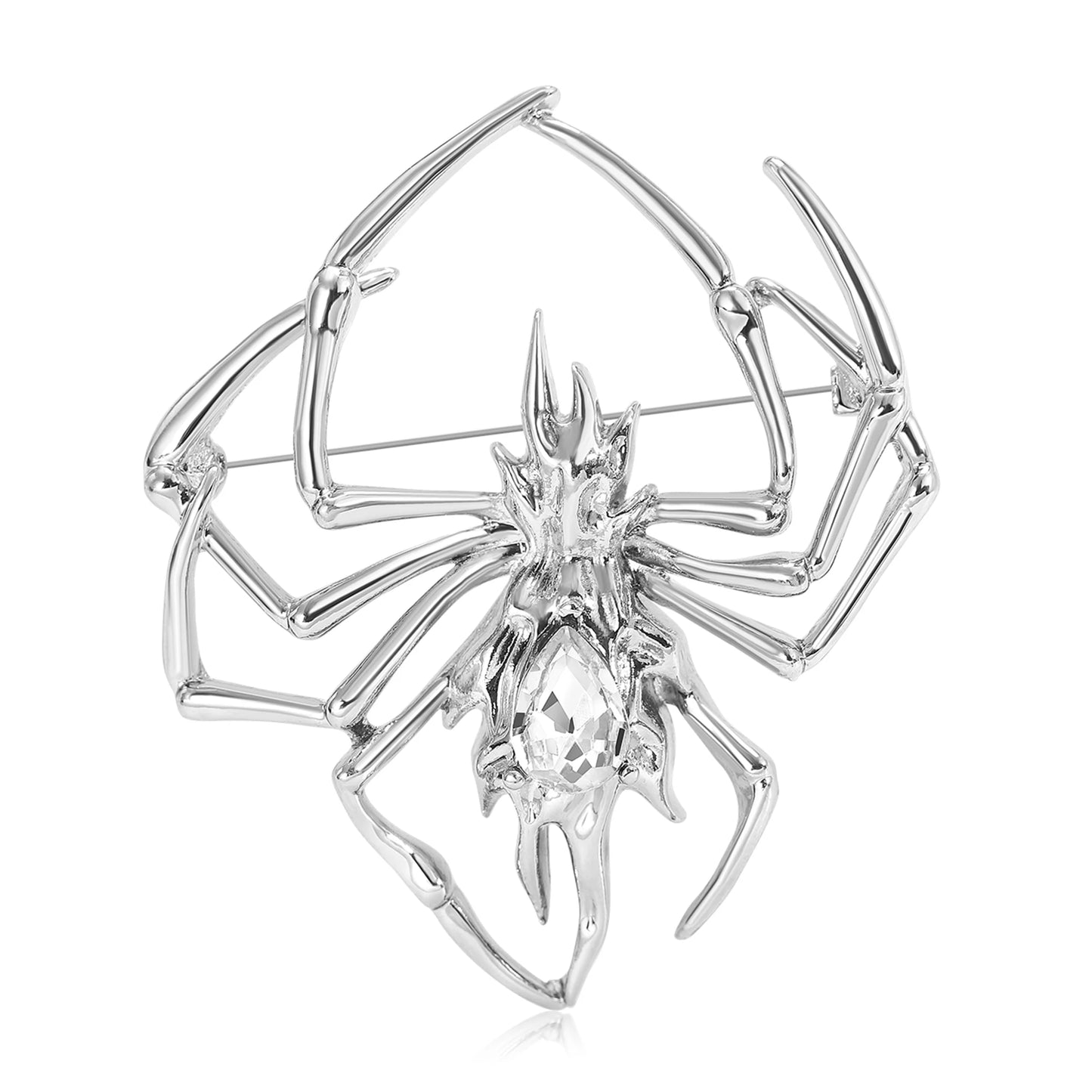 Crystal Big Spider Brooche