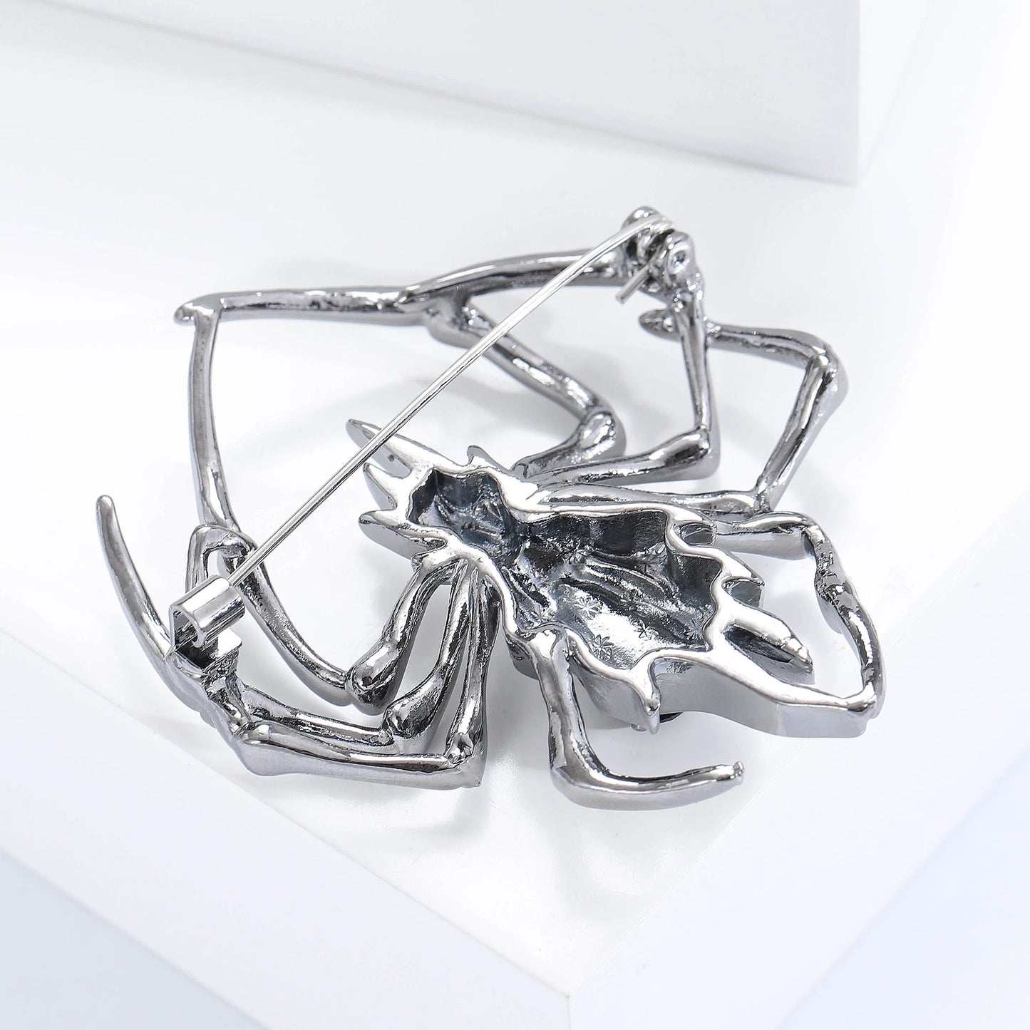 Crystal Big Spider Brooche