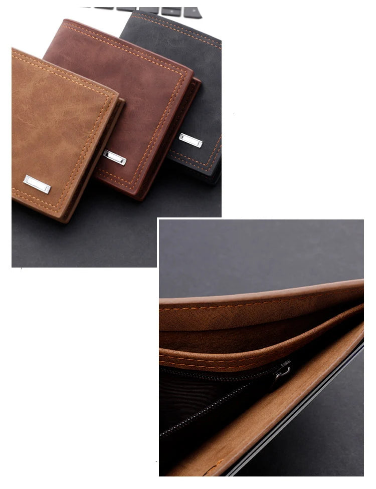 Man Wallet with Personalized Name or Initials